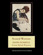 Seated Woman: Egon Schiele Cross Stitch Pattern 