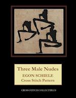 Three Male Nudes: Egon Schiele Cross Stitch Pattern 