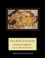 Two Girls Entwined: Egon Schiele Cross Stitch Pattern 