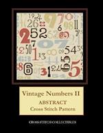 Vintage Numbers II: Abstract Cross Stitch Pattern 