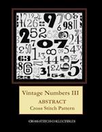 Vintage Numbers III: Abstract Cross Stitch Pattern 