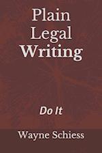 Plain Legal Writing
