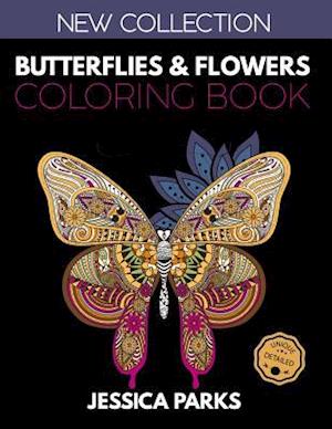 Butterflies and Flowers Coloring Book