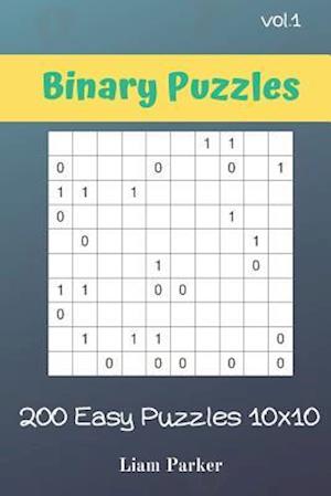 Binary Puzzles - 200 Easy Puzzles 10x10 vol.1