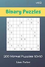 Binary Puzzles - 200 Normal Puzzles 10x10 vol.2