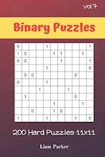 Binary Puzzles - 200 Hard Puzzles 11x11 vol.7