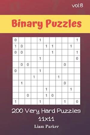 Binary Puzzles - 200 Very Hard Puzzles 11x11 vol.8