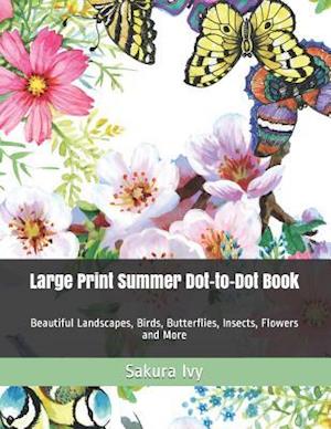 Large Print Summer Dot-to-Dot Book