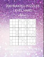 200 Sudoku Puzzles Level Hard Volume 2