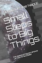 Small Steps to Big Things: the space program shows us how to succeed 