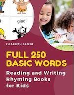Full 250 Basic Words Reading and Writing Rhyming Books for Kids