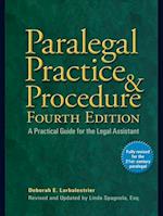 Paralegal Practice & Procedure Fourth Edition
