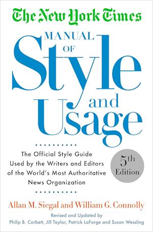 The New York Times Manual Of Style And Usage 2015 Edition