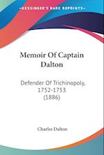 Memoir Of Captain Dalton