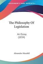 The Philosophy Of Legislation