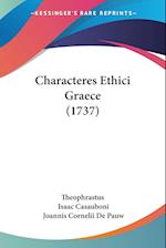 Characteres Ethici Graece (1737)