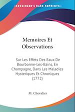 Memoires Et Observations