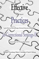 Effective Practices in Correctional Settings-II 