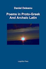 Poems in Proto-Greek and Archaic Latin 