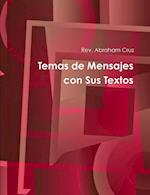 Temas de Mensajes con Sus Textos