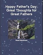 Happy Father's Day: Great Thoughts for Great Fathers 