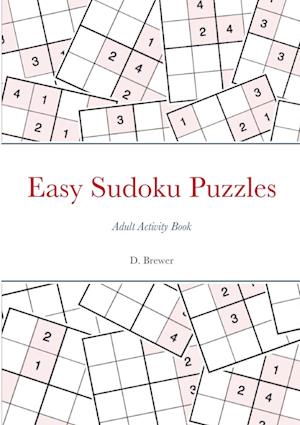 Easy Sudoku Puzzles, Adult Activity Book