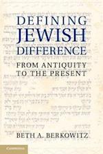 Defining Jewish Difference