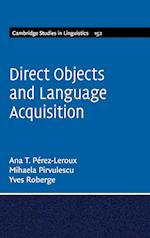 Direct Objects and Language Acquisition