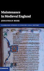 Maintenance in Medieval England