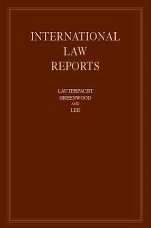 International Law Reports: Volume 156
