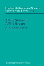 Affine Sets and Affine Groups