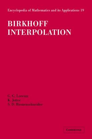 Birkhoff Interpolation