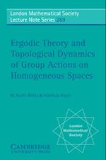 Ergodic Theory and Topological Dynamics of Group Actions on Homogeneous Spaces