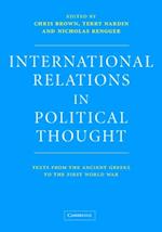 International Relations in Political Thought