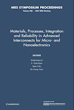 Materials, Processes, Integration and Reliability in Advanced Interconnects for Micro- and Nanoelectronics: Volume 990