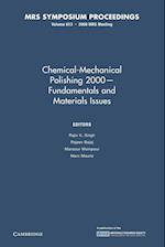 Chemical-Mechanical Polishing 2000 - Fundamentals and Materials Issues: Volume 613