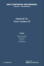 Materials for Smart Systems III: Volume 604