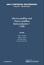 Microcrystalline and Nanocrystalline Semiconductors — 1998: Volume 536