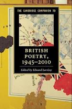 The Cambridge Companion to British Poetry, 1945–2010