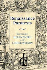 Renaissance Paratexts