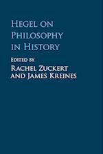 Hegel on Philosophy in History