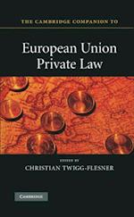 Cambridge Companion to European Union Private Law