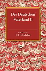 Des Deutschen Vaterland: Volume 2