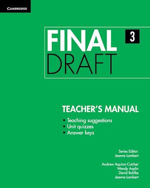Final Draft Level 3 Teacher's Manual