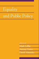 Equality and Public Policy: Volume 31, Part 2