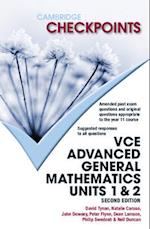 Cambridge Checkpoints Vce Advanced General Maths Units 1 and 2