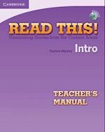 Read This! Intro Teacher's Manual with Audio CD