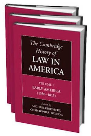 The Cambridge History of Law in America 3 Volume Paperback Set