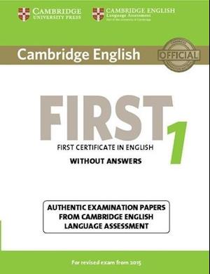 Cambridge English First 1 for Revised Exam from 2015 Student's Book without Answers