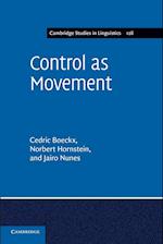 Control as Movement